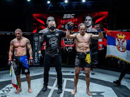 Bojan Veličković oktagon proglašenje pobednika Vladimir Kančev MMA