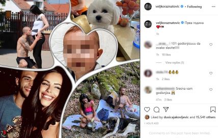 veljko i bogdana raznatovic godisnjica braka cestitke uspomene instagram foto