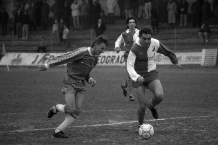 Saša Ćurčić i Goran Kartalija, OFK Beograd - Vojvodina 1991. godine