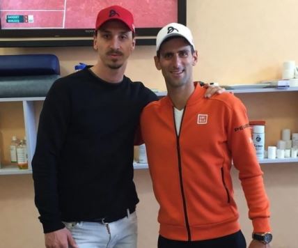 Zlatan Ibrahimović i Novak Đoković