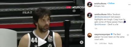 kevin durent milos teodosic asisntecija najbolji dodavac nba