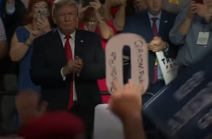 donald tramp, qanon