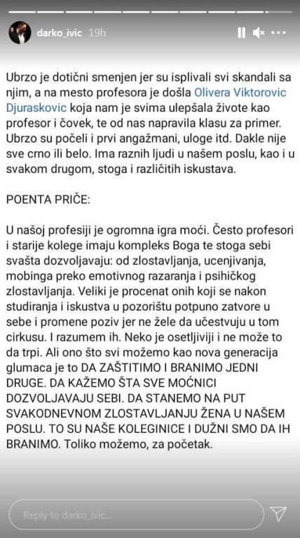 darko ivic iskustvo sa akademije