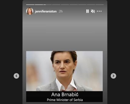 dzenifer aniston ana brnabic zene