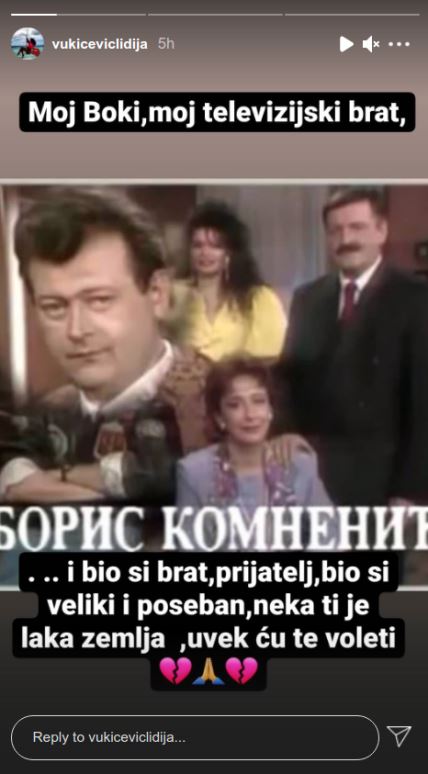 umro boris komnenic glumci se oprastaju