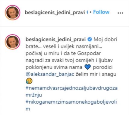 aleksandar banjac preminuo kolege oprostaji foto