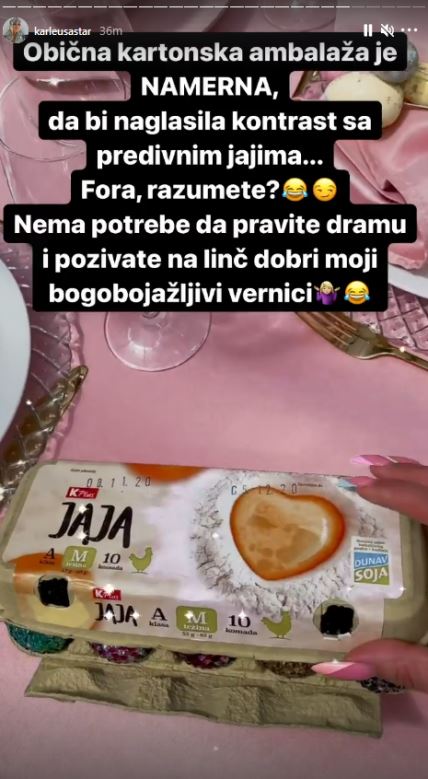 jelena karleusa slavi uskrs slike komentari