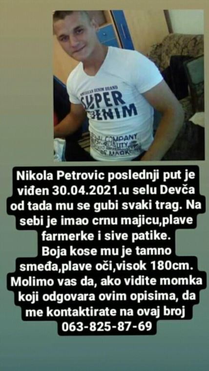 nestao nikola petrovic cubura razanj