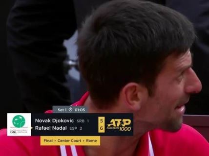 novak djokovic psuje svoj boks marijan vajda rafael nadal loza boks rim