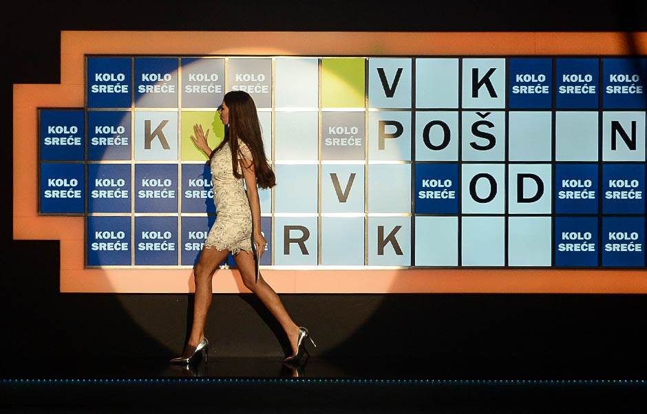 Soraja Vučelić u kvizu Kolo sreće 