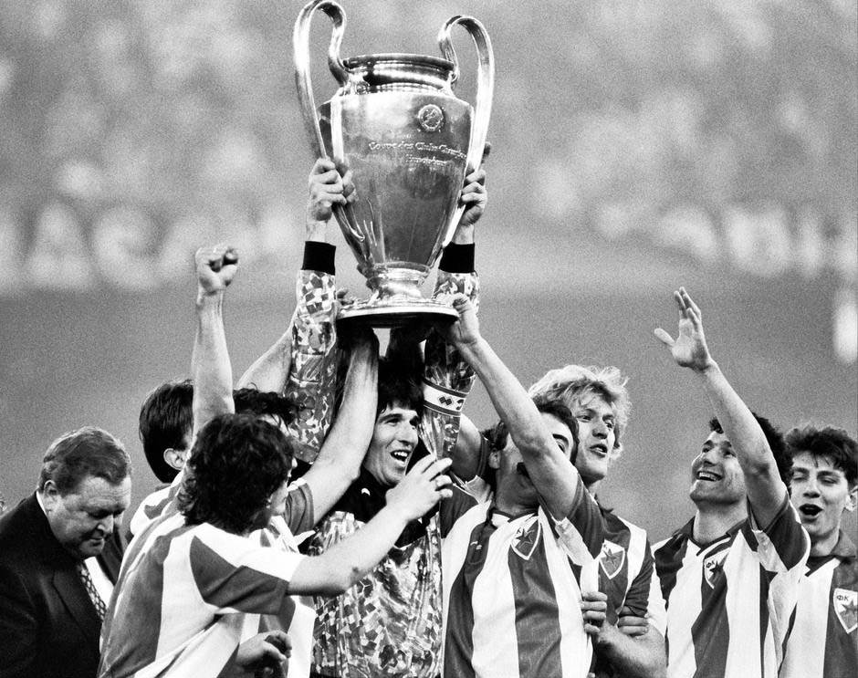 Crvena zvezda najbolji timovi u istoriji fudbala 1991. godina anketa Marka