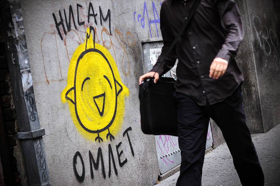 Srpska snajka se šokirala grafitima u Srbiji