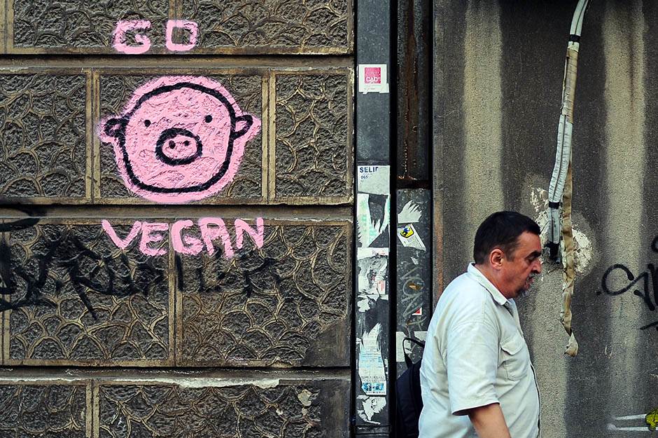 Srpska snajka se šokirala grafitima u Srbiji