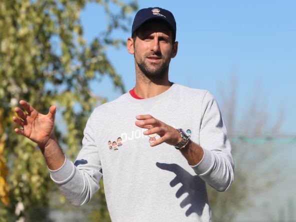 novak djokovic vanredno obracanje uzivo