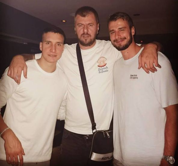 Janjuš s Bogdanom Bogdanovićem i Nemanjom Dangubićem