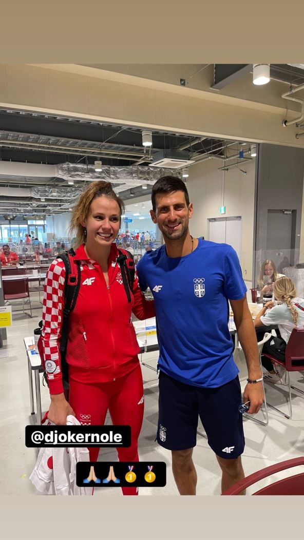 Novak Đoković se slikao sa Mateom Jelić