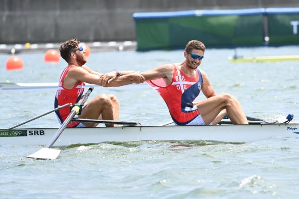 Miloš Vasić i Martin Mačković u finalu Olimpijskih igara
