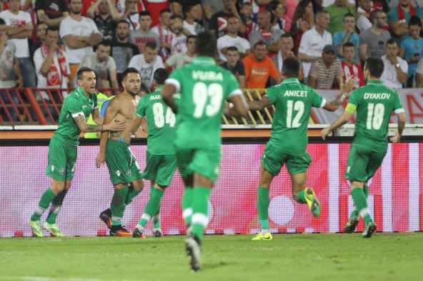 Ludogorec protiv Zvezde u Beogradu.