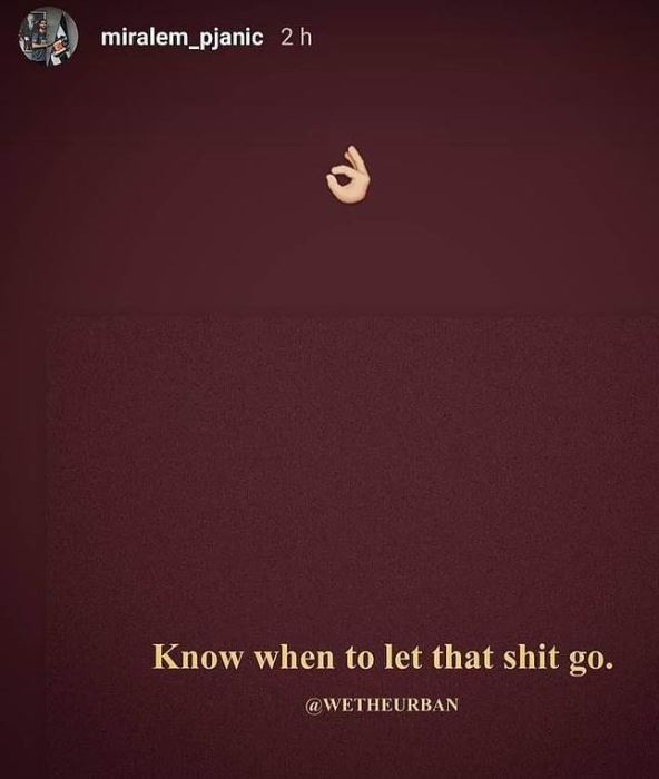 Miralem Pjanić objava na Instagramu