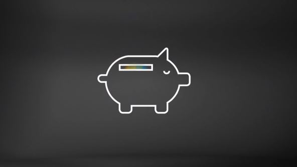 Ilustracija kasice za čuvanje novca