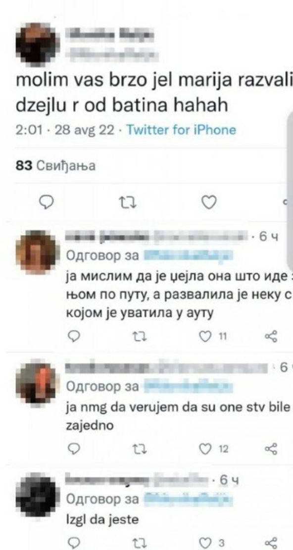 marija šerifović komentari