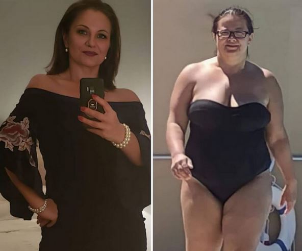 Anica Milenković pre i posle mršavljenja