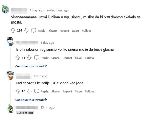 komentari na Reditu