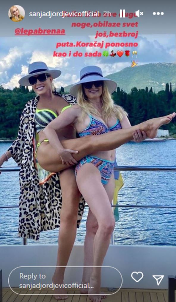 Lepa Brena i Sanja Đorđević