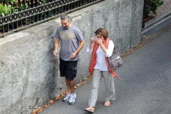 Greta Scacchi and Carlo Mantegazza