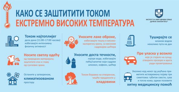Saveti tokom vrućina