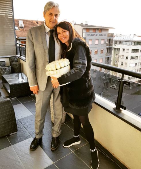 Jelena Bačić Alimpić sa mužem