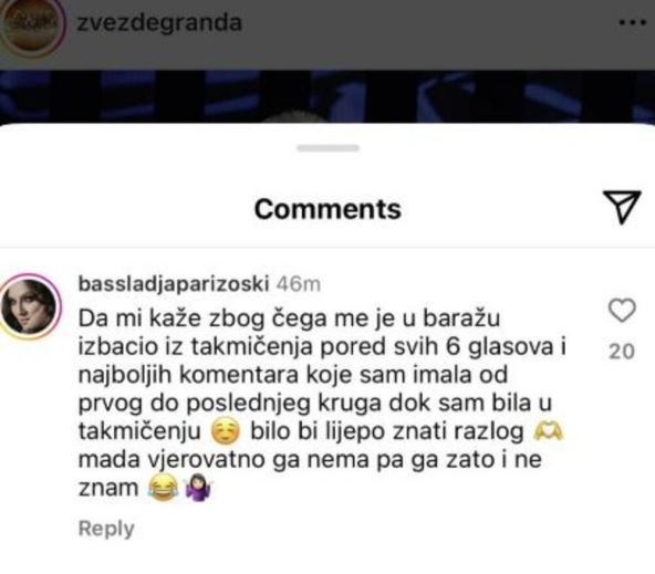 Zvezda Granda Slađa Parizoski se javno obratila Saši Popoviću