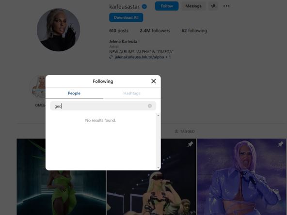 jelena karleuša ne prati georginu rodrigez