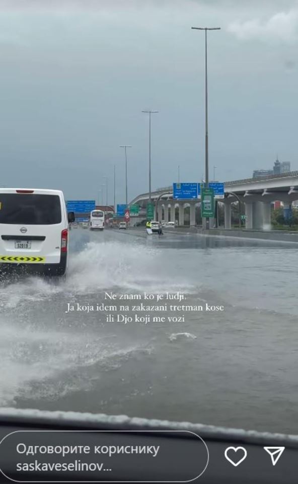 Saška Veselinov nevreme u Dubaiju