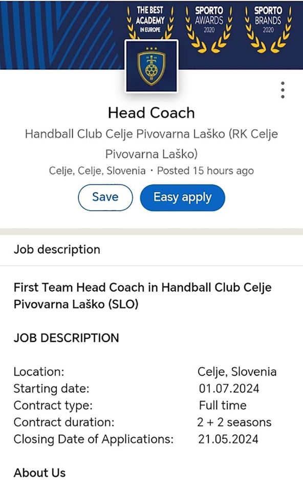 head coach