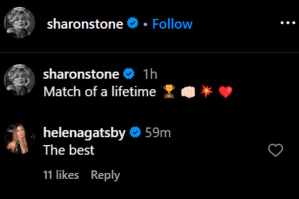 Šeron Stoun komentar