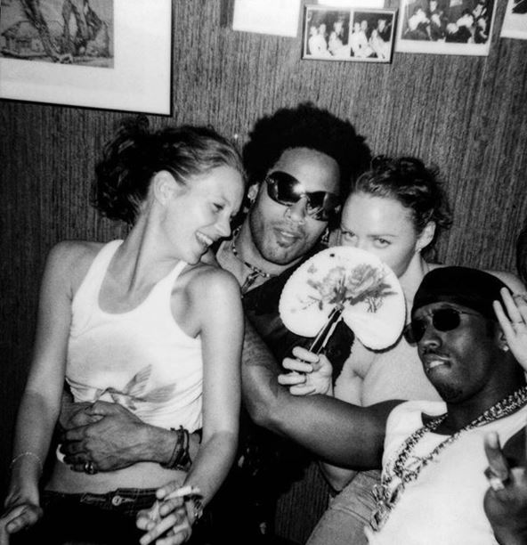 Didi, Leni Kravic i Kejt Mos na jednoj od žurki