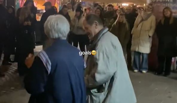 par iz ljubljane pleše na ulici