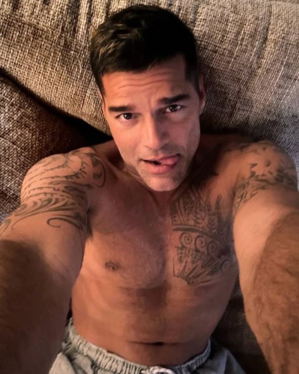 Riki Martin pravi selfi u krevetu