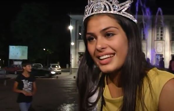 Mina Milutinović nakon izbora za Miss
