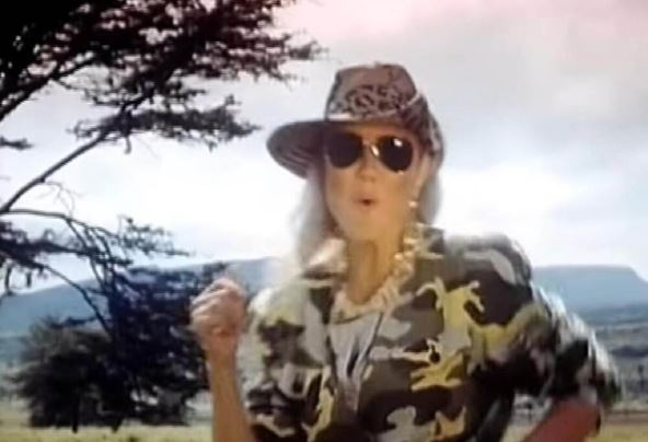 Lepa Brena na safariju u Keniji, spot za pesmu Tamba Lamba