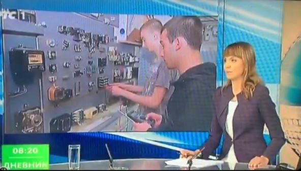 Peh voditeljke RTS-a