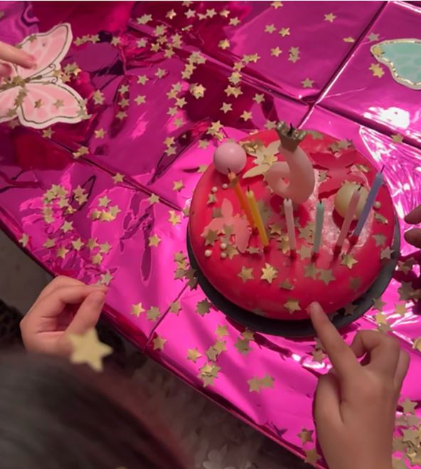 rođendanska torta ćerke Jelisavete Orašanin