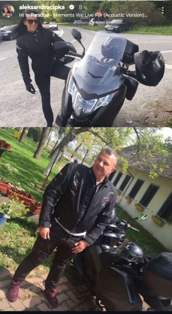 aleksandra cipka sa pokojnim mužem