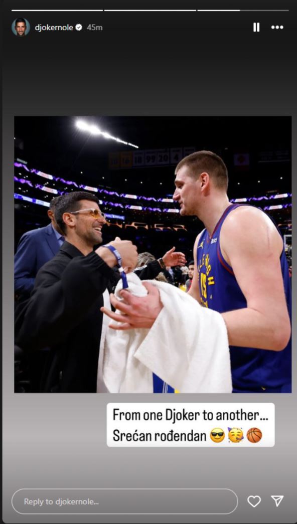 Novak Đoković i Nikola Jokić