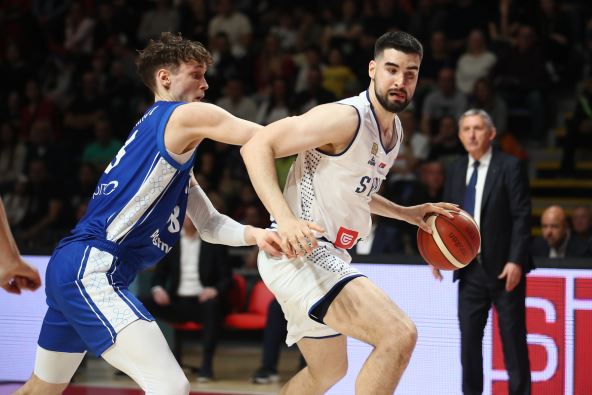 Dušan Ristić u meču Srbija - Finska