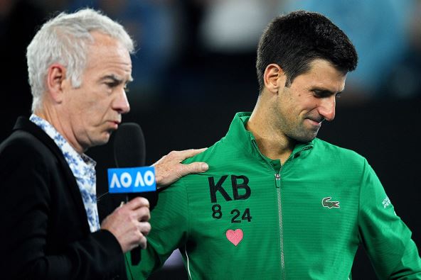 džon mekinro, novak đoković