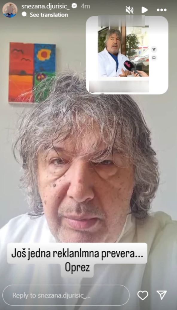 Snežana Đurišić stori sa Vanjom