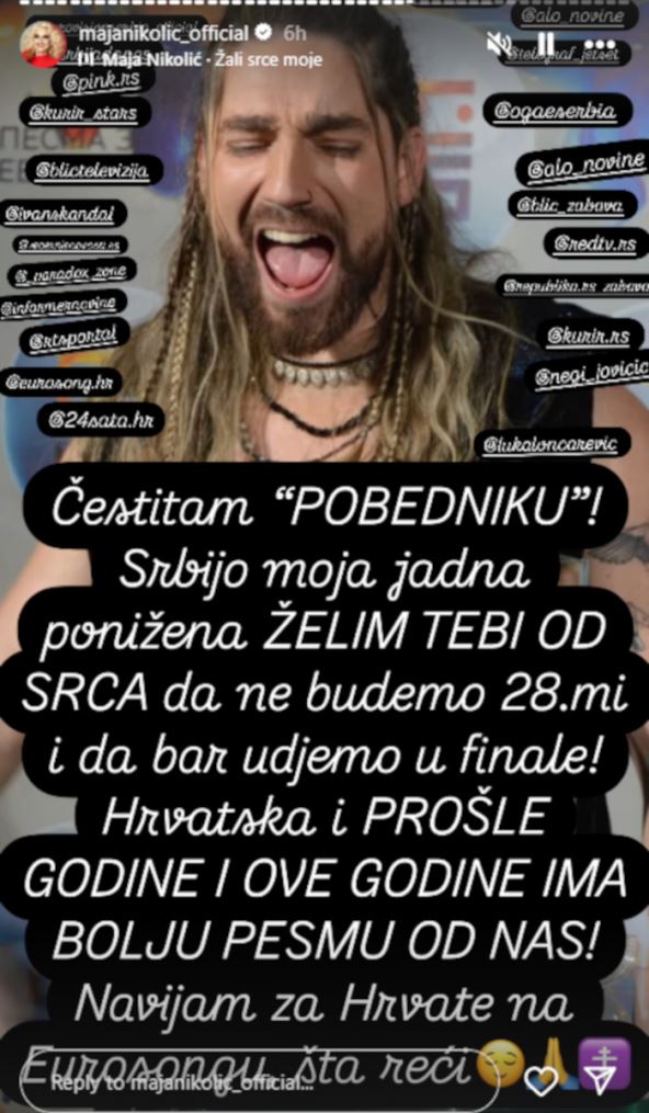 Maja Nikolić objava o Princu od Vranja