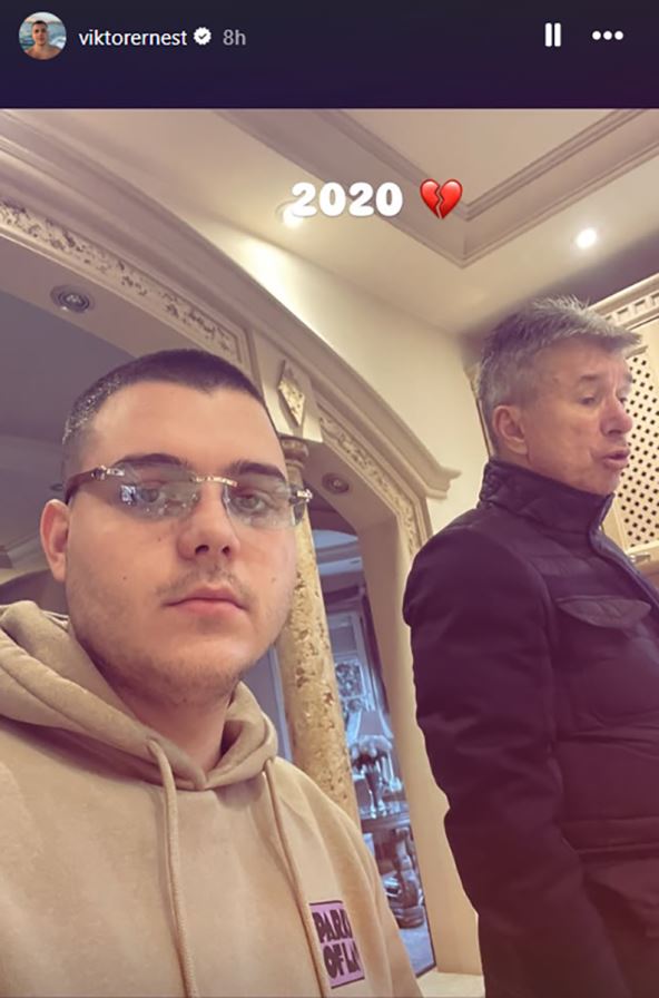 Viktor Živojinović objava posvećena Saši Popoviću